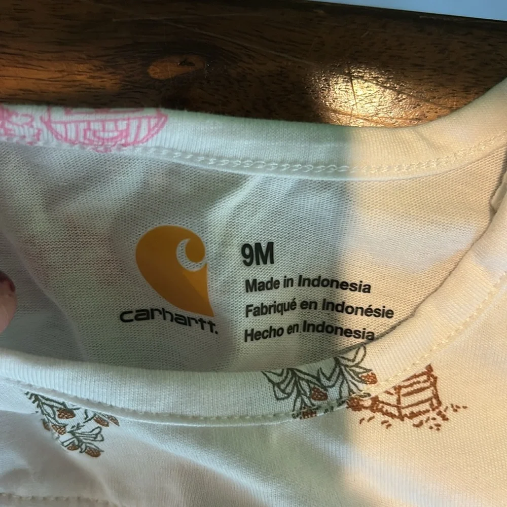 HOST PICK NWT $50 carhartt 9 month baby onesie 1541 - Picture 4 of 4